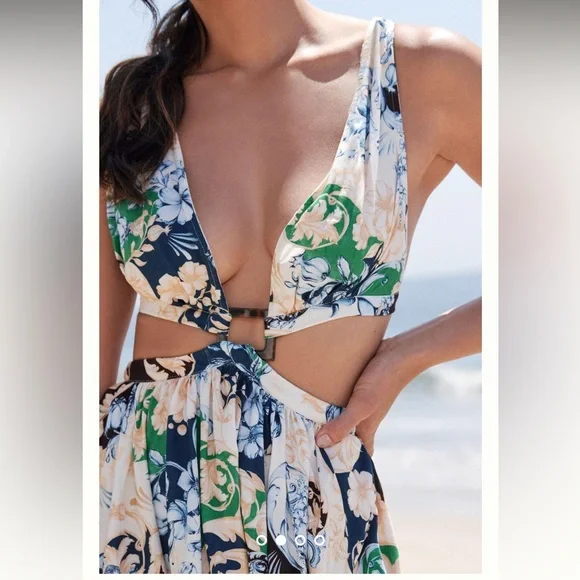 Agua Bendita Gillian Cover-Up Mini Dress - Picture 2 of 4